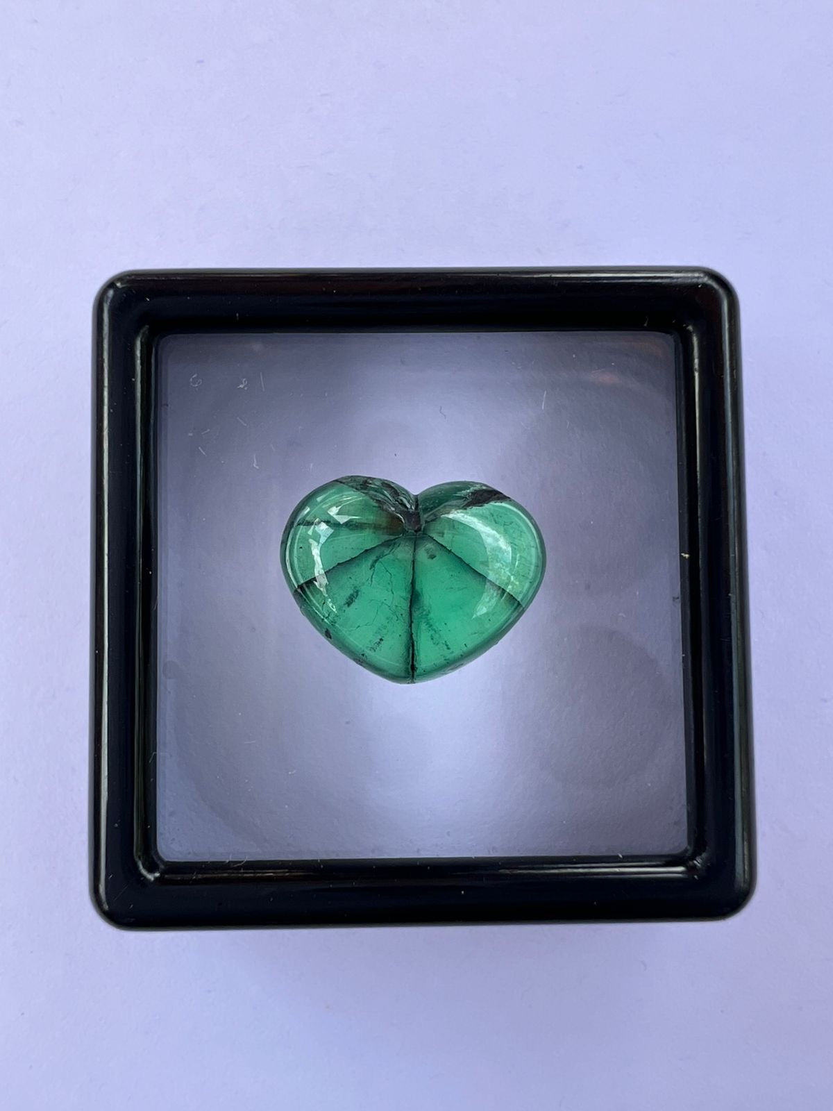 Heart Shape Trapiche Emerald 3.62ct